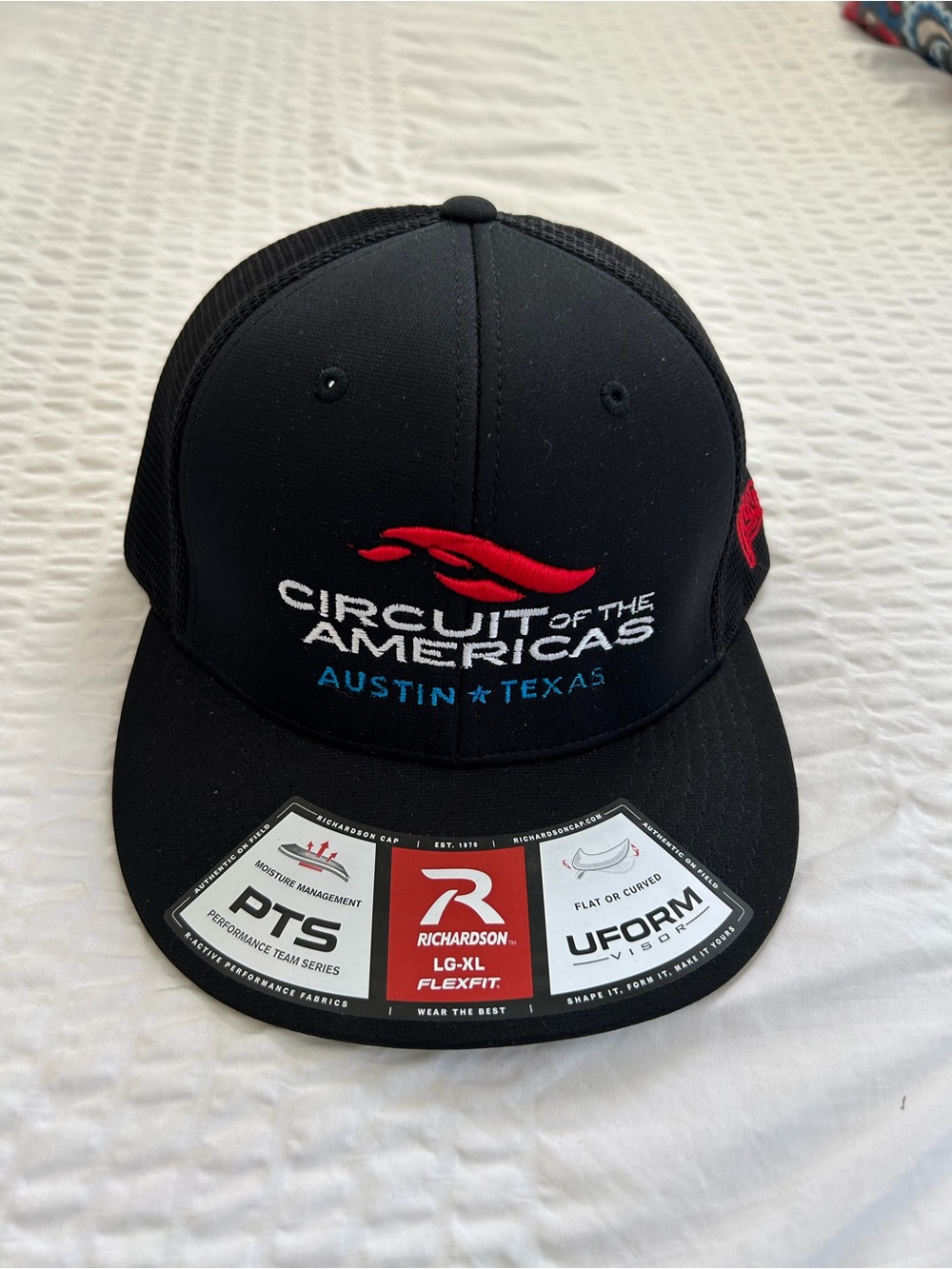 Circuit of the Americas Black Snapback Hat - Austin Texas